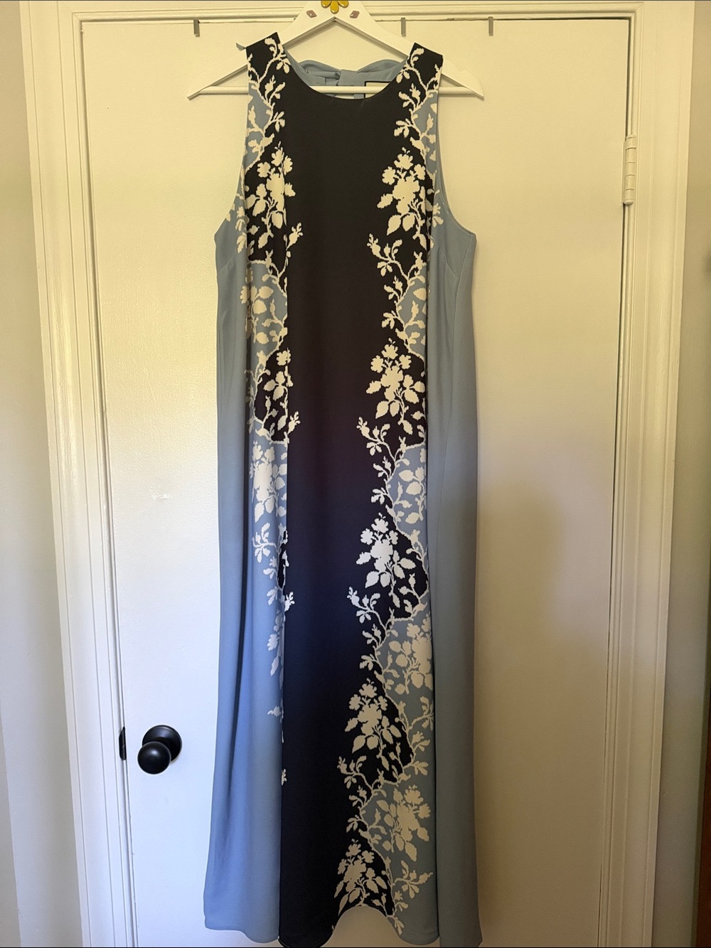 Tuckernuck Blue Fog Portia Dress | Floral-Panel Maxi Dress - Picture 2 of 4
